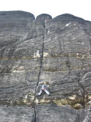 Lukas v cestě Südriss na Falk