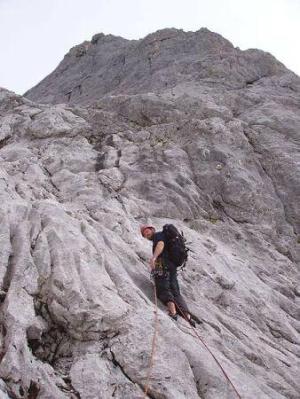Gobo v JV hřebenu na Niederer Grosswande