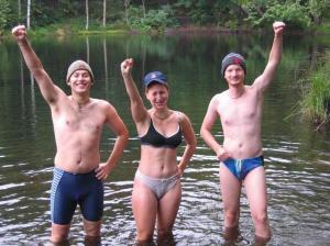 Vítězný pokřik...a ven!