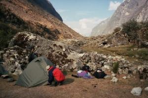 První noc, 3800 m n.m.