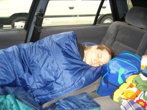 Bivak před poliklinikou ve Znojmě