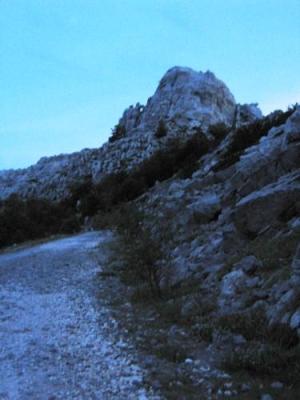 Zkratka přes hory - u Malého Alana