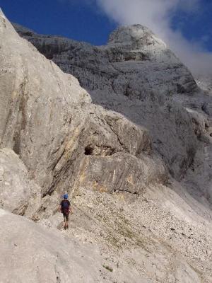 V pozadí 2. věž Schneebergwandu