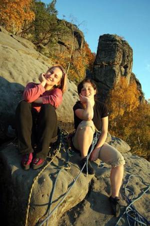 Horolezkyně či modelky? :-)