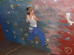 A soutěž a lezení až na třetím místě