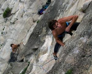 Siurana - náš kamarád Nicolas v sektoru