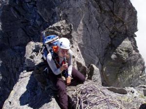 Pizzo Porcellizo na hřebeni