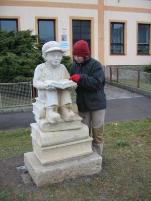 Renča s jedním ze svých žáčků