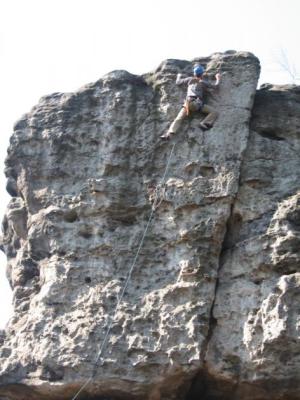 pískařský král Miroslav v Gipfelfreundenweg VIIb