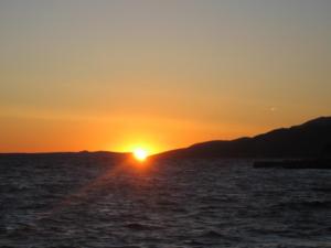 Západ slunce z pláže