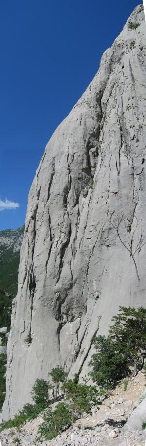 Aniča kuk - Stup - jižní stěna