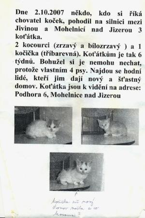 Hrbův úlovek na pěším výletě