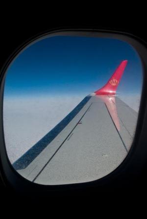 V letadle Royal Jordanian
