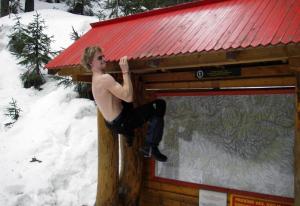 pól imituje fix na jedný ruce