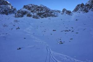 1. den - prašanem dolů