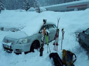 Dnes to dobrá lyžovačka nebude...