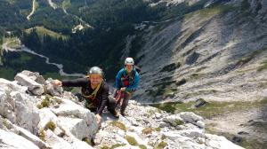 Michal (vlevo) a Tomáš na Kalblingu.