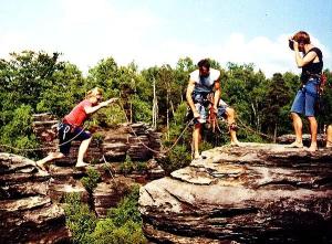 Tisá, Kurtovy věžy, přeskok