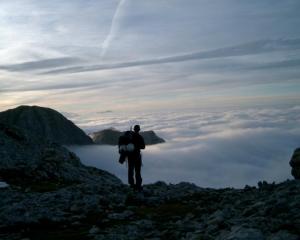 Dachstein, cestou od Simony Hutte