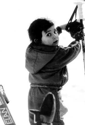 Mé lyžařské začátky.