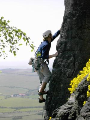 Bořeň - Ohniskový pilíř 6+/7-