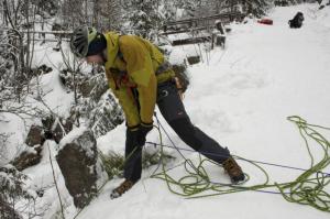 Jizerky, Štolpich, tahání z "ledovcové" trhliny